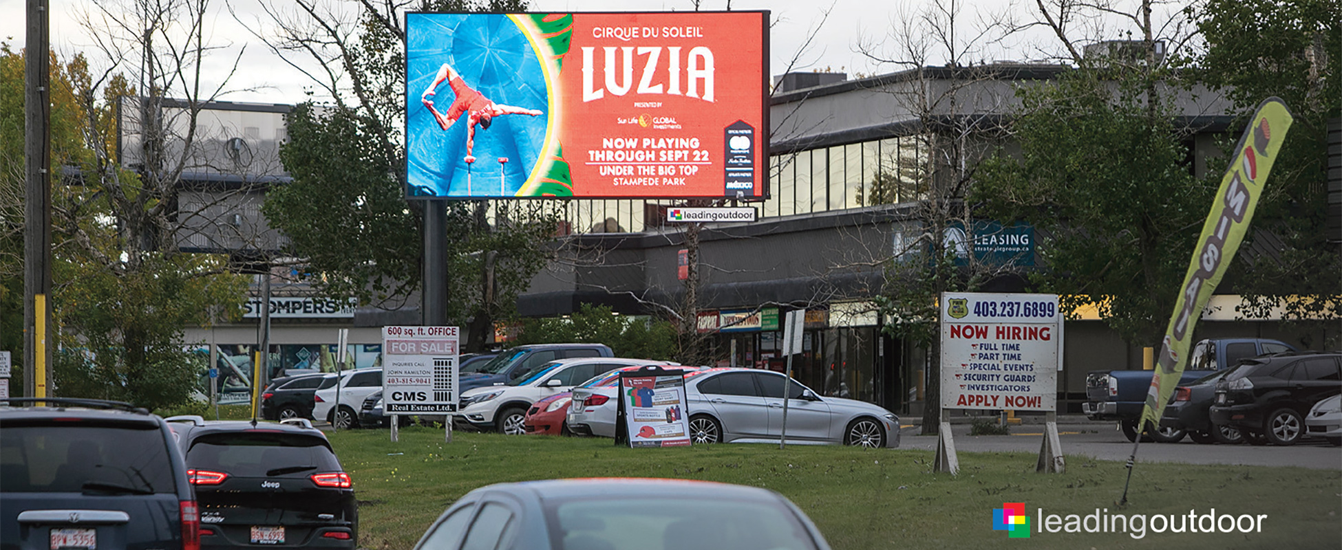 location banner