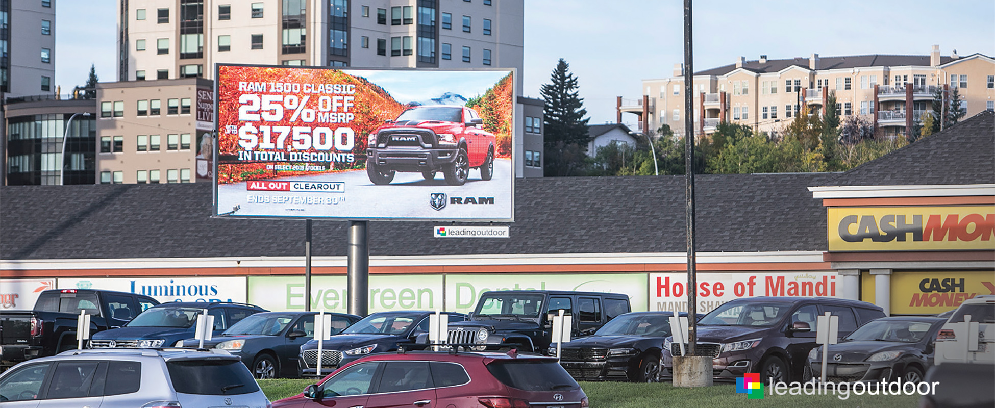 location banner